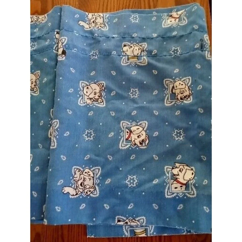 Vintage Walt Disney's 101 Dalmatians‎ Two Panels Valance